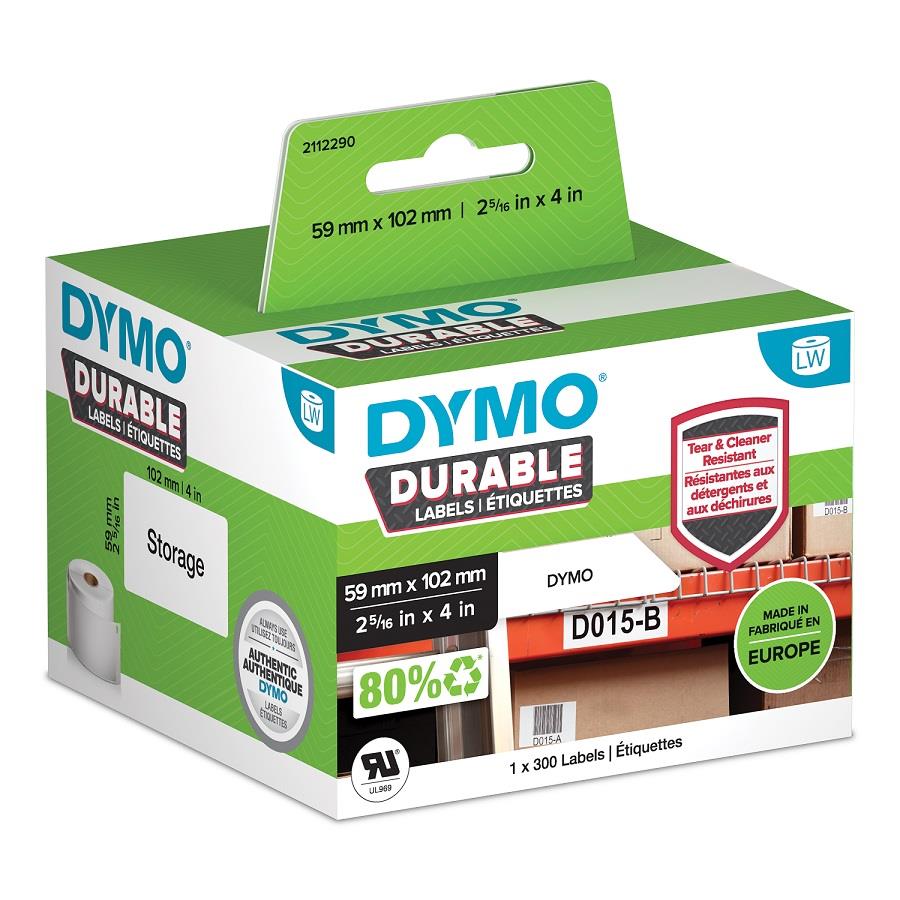 Dymo LabelWriter odolné štítky 102 x 59mm, 300ks, 2112290