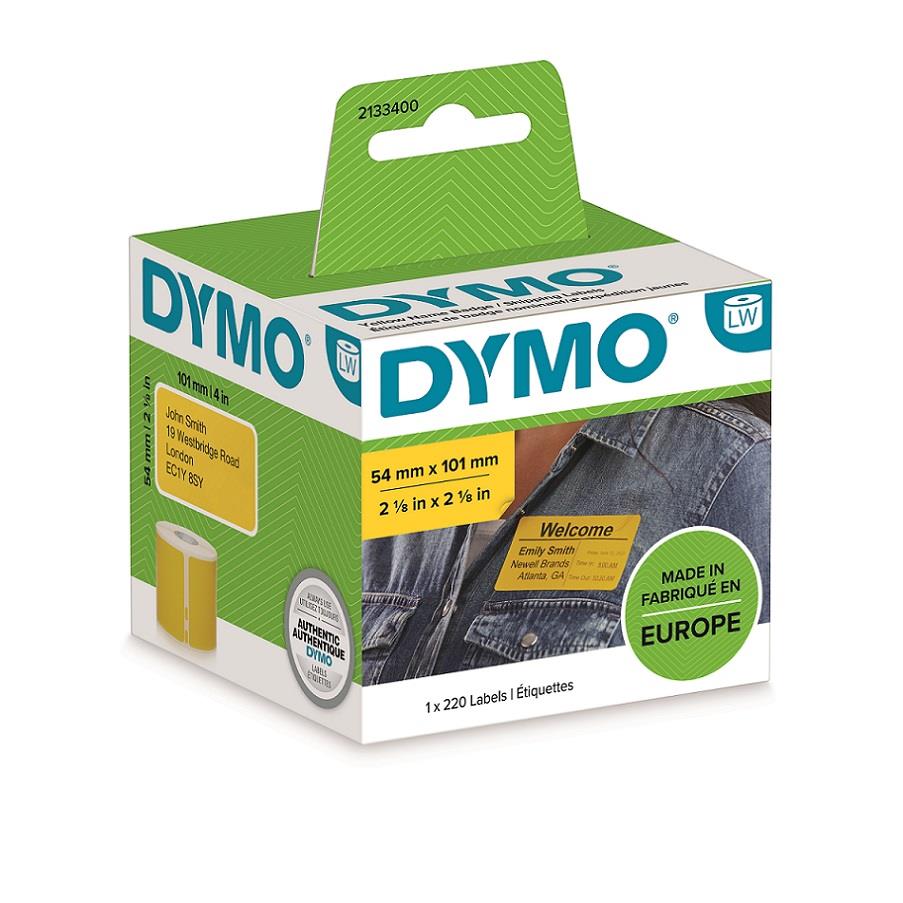 Dymo LabelWriter štítky - žluté 101 x 54mm, 220ks, 2133400