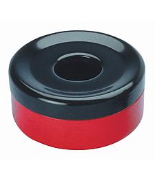 Popelník stolní samozhášecí průměr 150 mm červeno černý