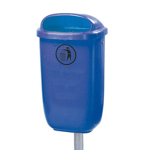 Plastový odpadkový koš 50 l - modrý