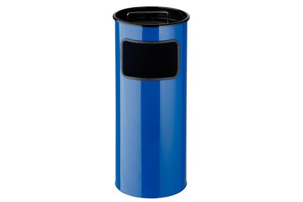 Odpadkový koš s popelníkem - modrý 30 l