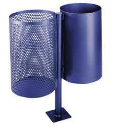 Odpadkový koš dvojkoš - modrý 2x30 l