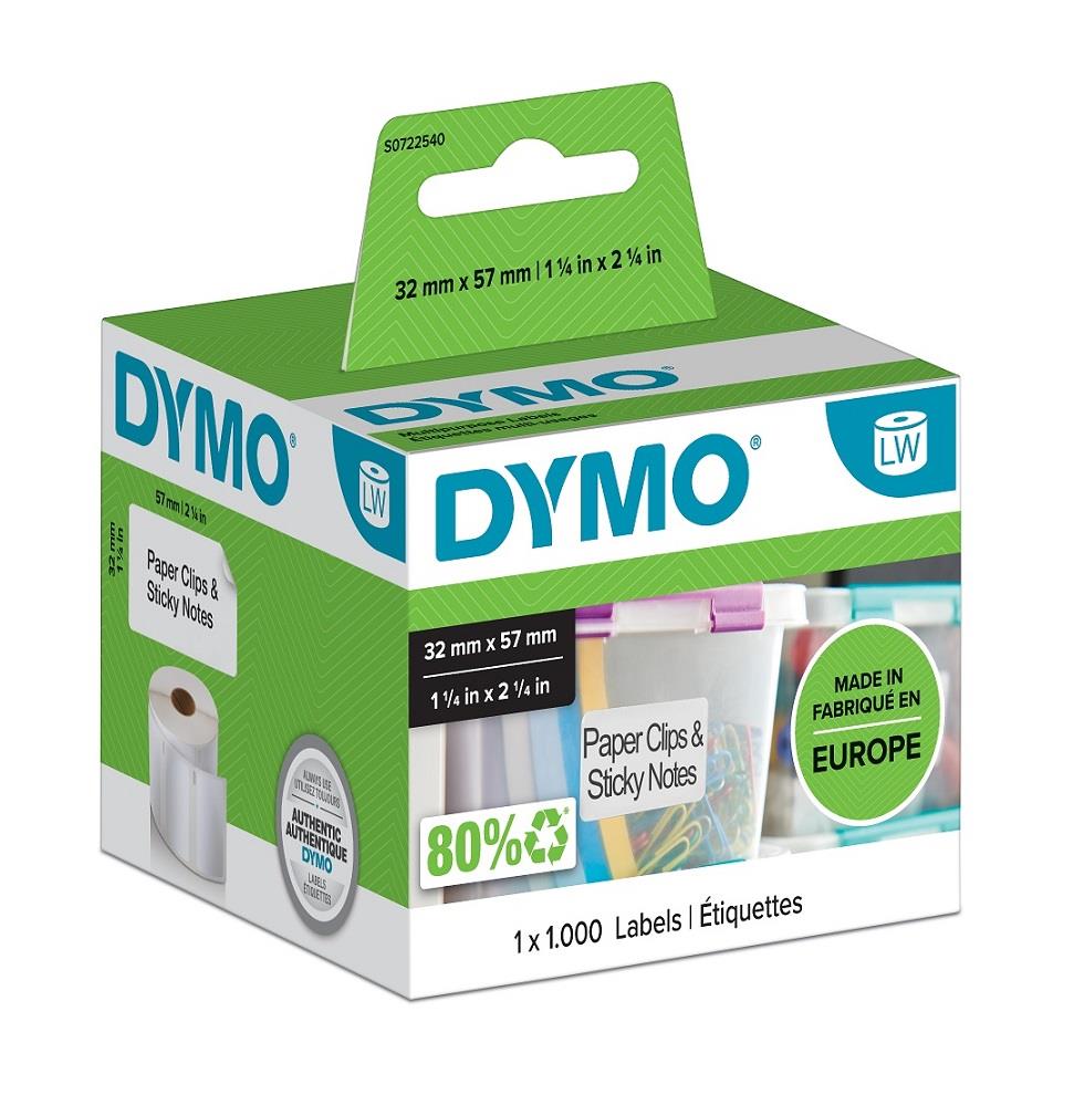 Dymo LabelWriter štítky 57 x 32mm, 1000ks, S0722540