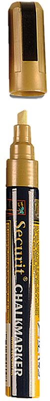 Securit Střední popisovač, šířka hrotu 2-6 mm, zlatá