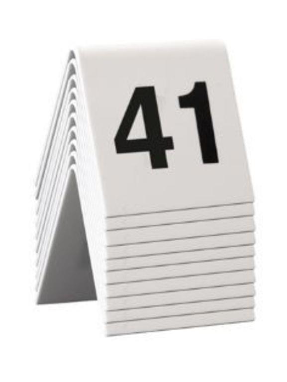 Rozlišovací tabulky s čísly 51 až 60 (celkem 10ks)