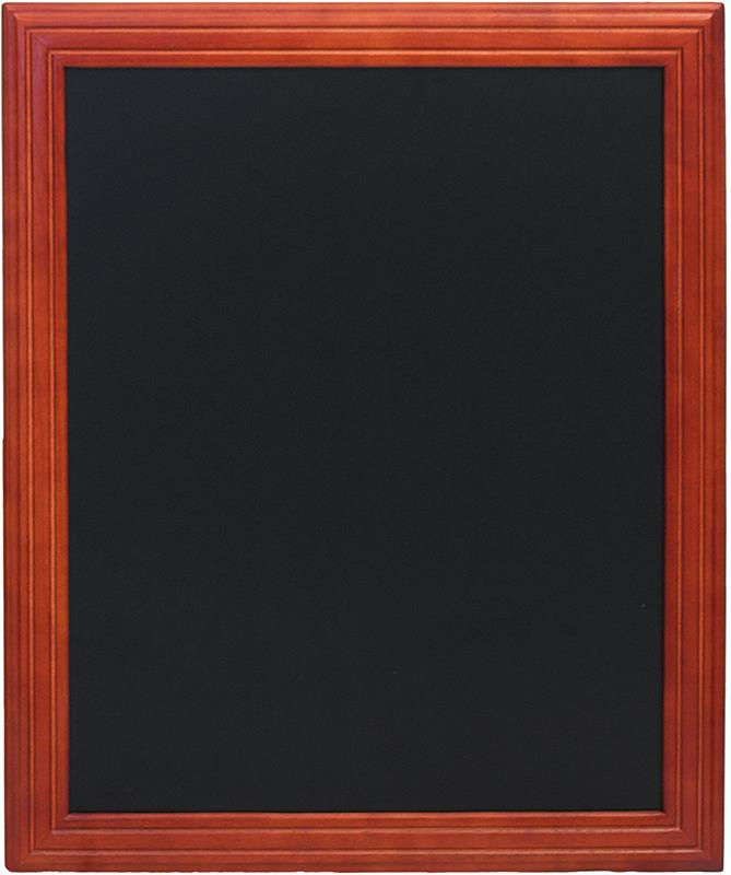 Nástěnná popisovací tabule UNIVERSAL, 50x60 cm, mahagon