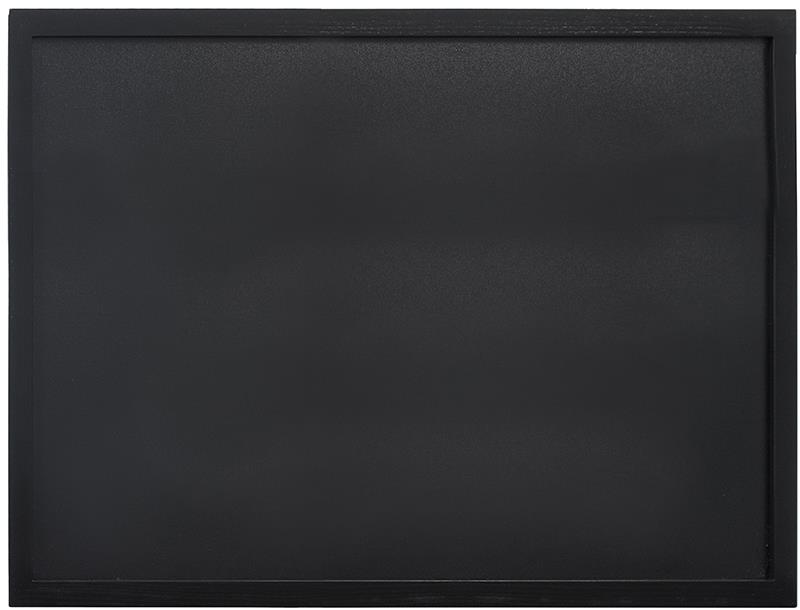Nástěnná popisovací tabule WOODY s popisovačem, 60x80 cm, černá