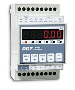 DGT1 - digitální vážní indikátor - procesor s výstupem RS485, RS232