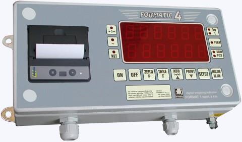 FORMATIC5- robustní vážní indikátor s tiskárnou
