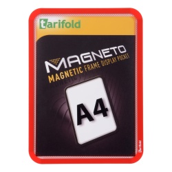 Kapsy magnetické Tarifold Magneto  -  A4 / červená / 2 ks