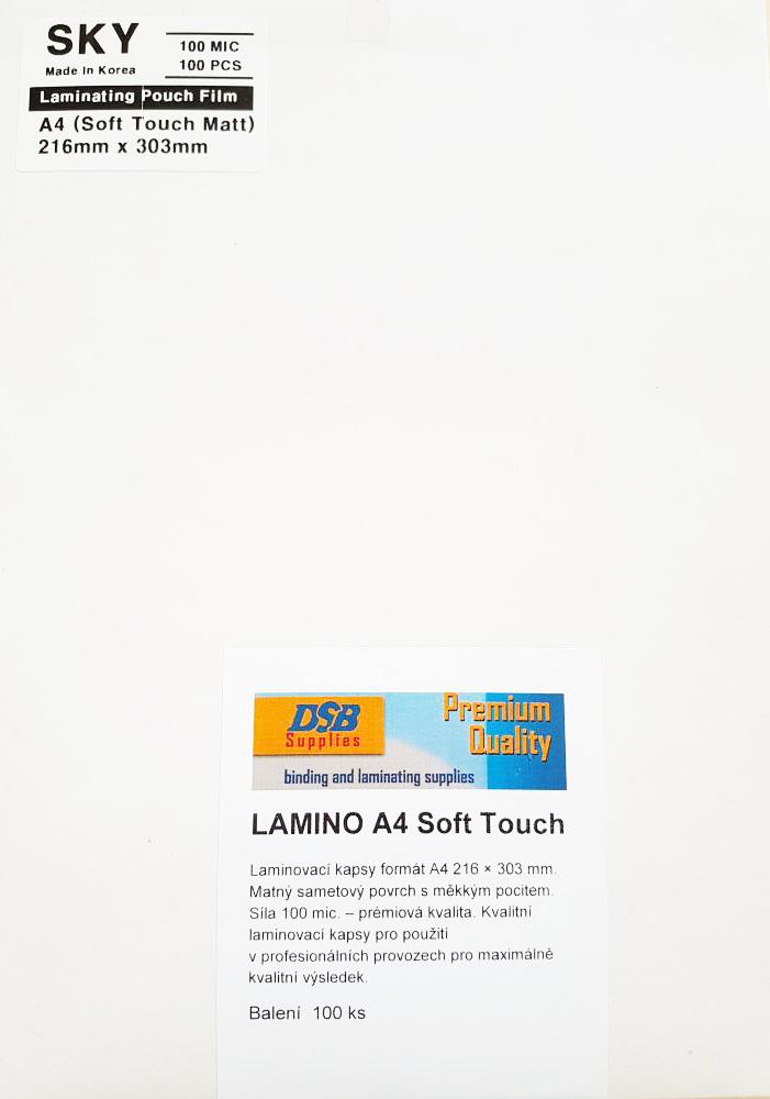 Laminovací fólie A4, 100 mic, Matné Soft Touche