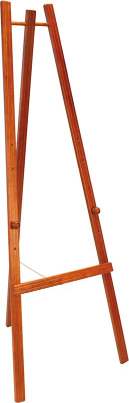 Securit Dřevěný třínohý stojan 165 cm, mahagon